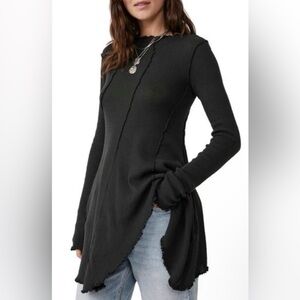 NWOT Free People Full Swing Tunic Black Size Small